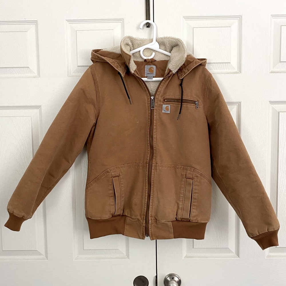 Carhartt Women’s Sherpa Lined Jacket with Detachable Lined Hood